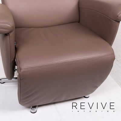 Ewald Schillig Leder Sessel Braun Relaxfunktion
