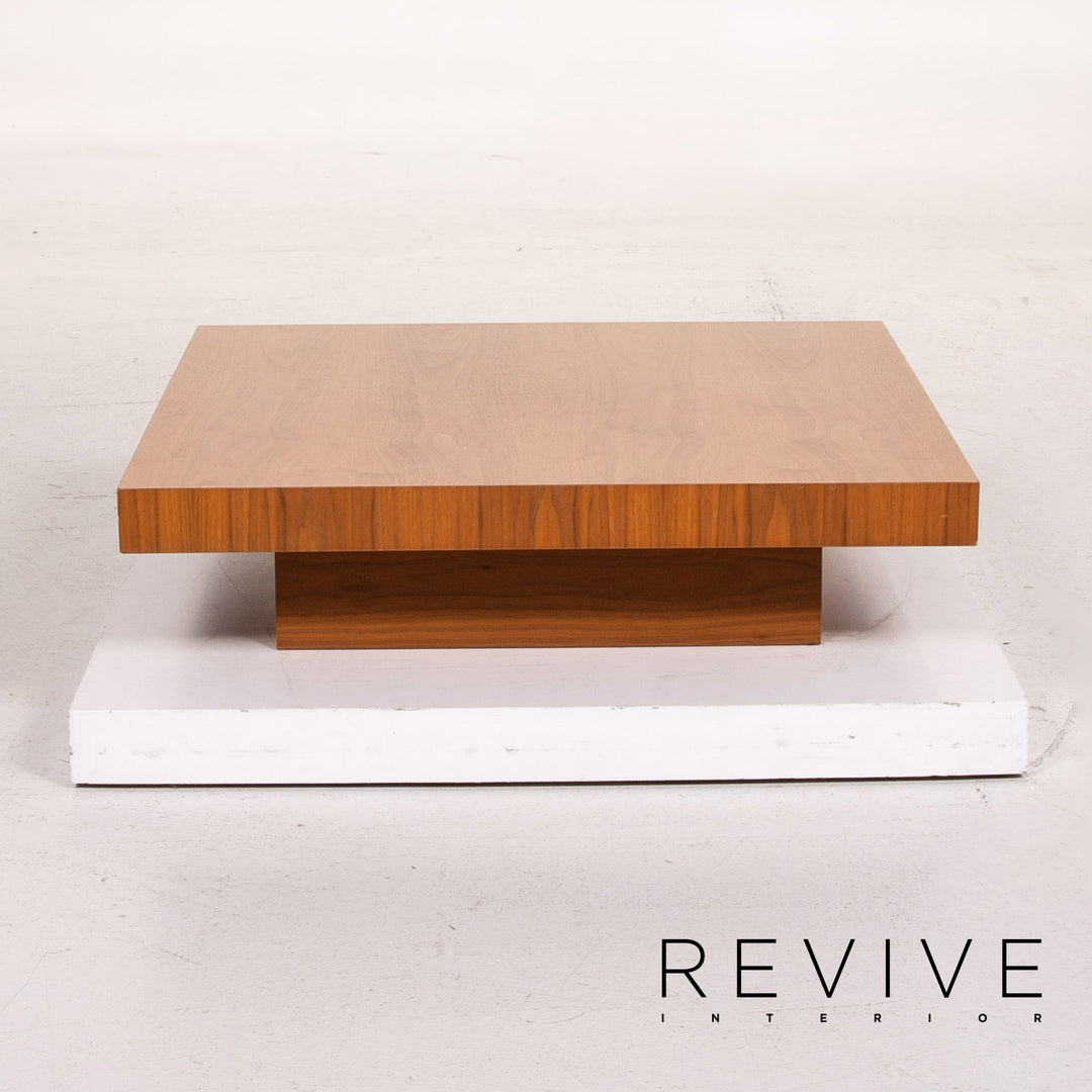 Ewald Schillig leather sofa set modular brown dark brown 1x corner sofa 1x coffee table #15129