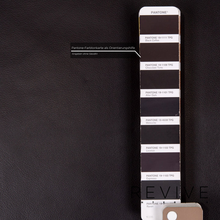 Ewald Schillig leather sofa set modular brown dark brown 1x corner sofa 1x coffee table #15129