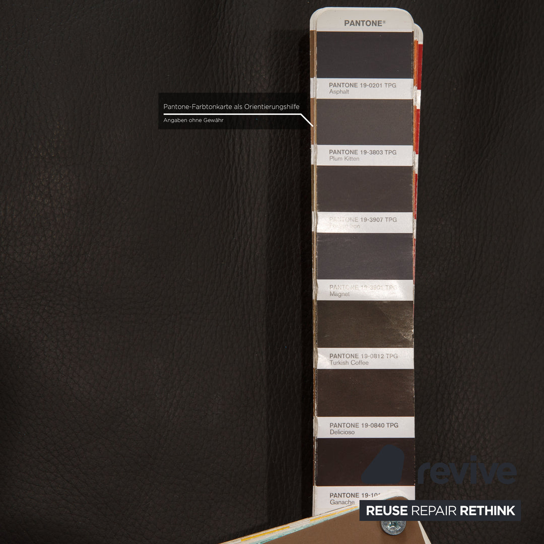 Ewald Schillig Leder Sofa Schwarz Ecksofa Couch