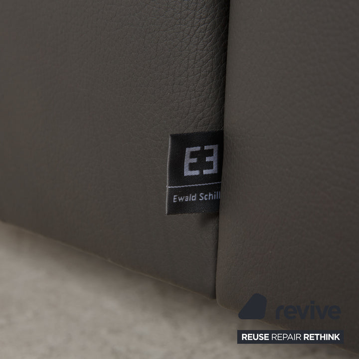 Ewald Schillig Leder Sofa Schwarz Ecksofa Couch