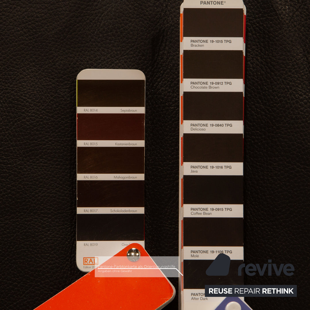 Ewald Schillig Loft Leder Ecksofa Braun Dunkelbraun Sofa Couch Recamiere links