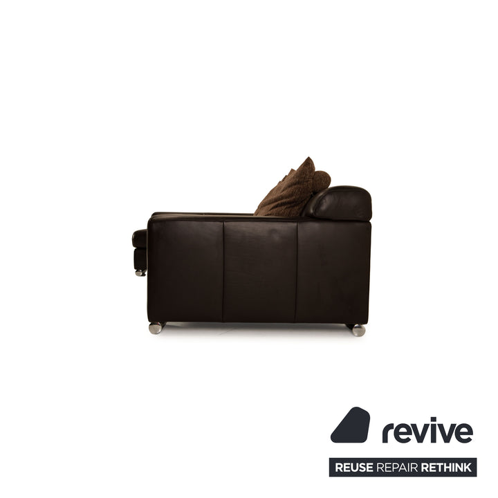 Ewald Schillig Loft Leder Ecksofa Dunkelbraun Sofa Couch
