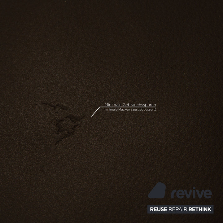 Ewald Schillig Loft Leder Ecksofa Dunkelbraun Sofa Couch