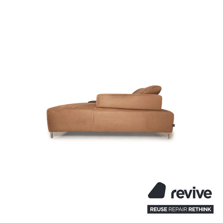 Ewald Schillig Mega Leder Ecksofa Beige Sofa Couch Funktion