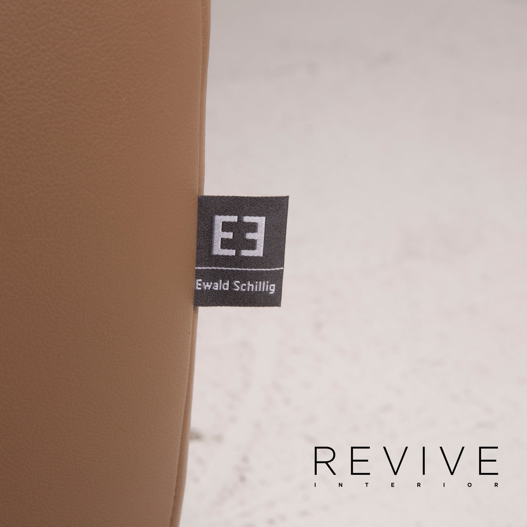 Ewald Schillig Mega Leder Sofa Braun Ecksofa #14903