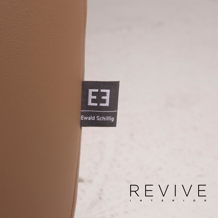 Ewald Schillig Mega Leder Sofa Braun Ecksofa #14903