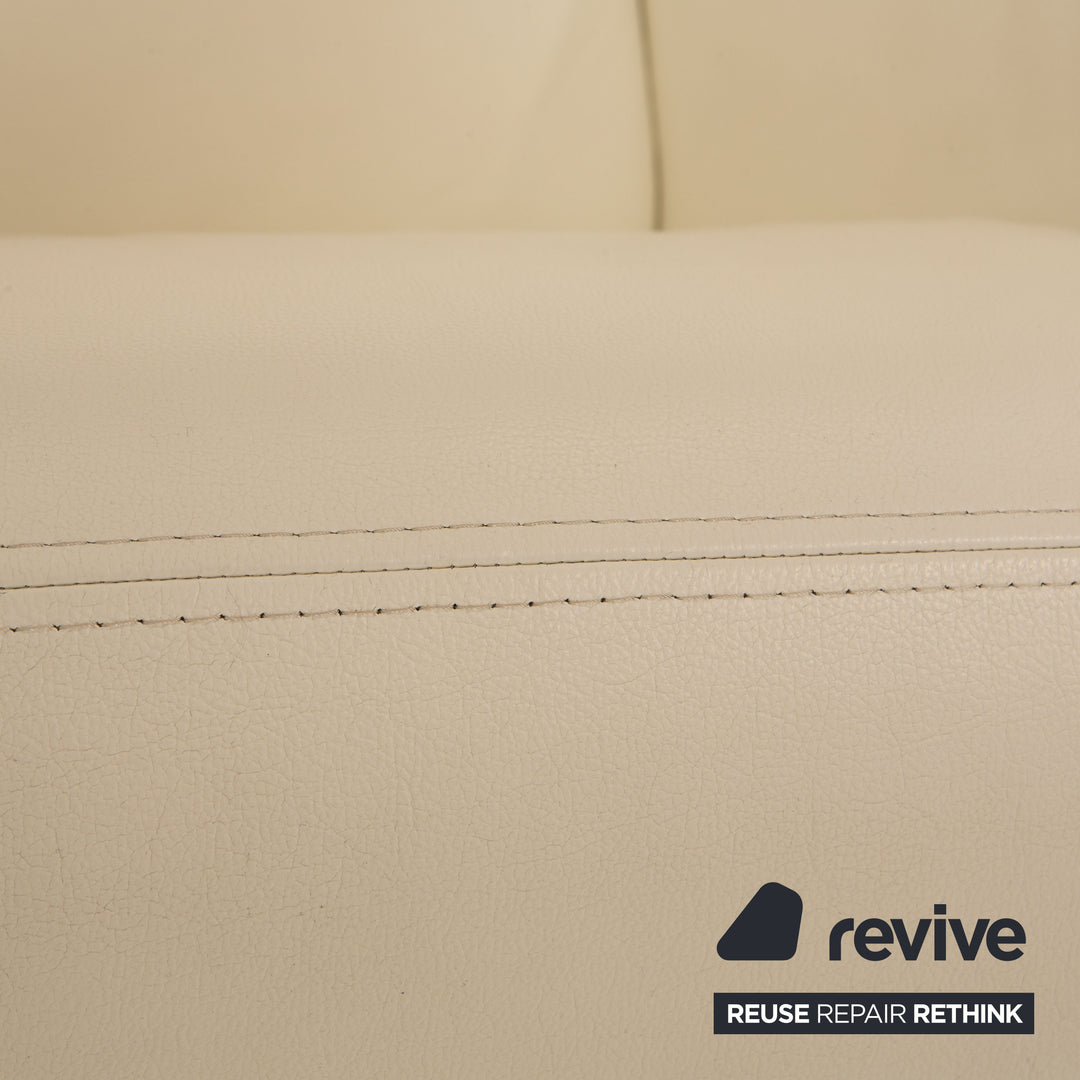 Ewald Schillig Movie Star Leder Sessel Weiß Funktion Relaxsessel