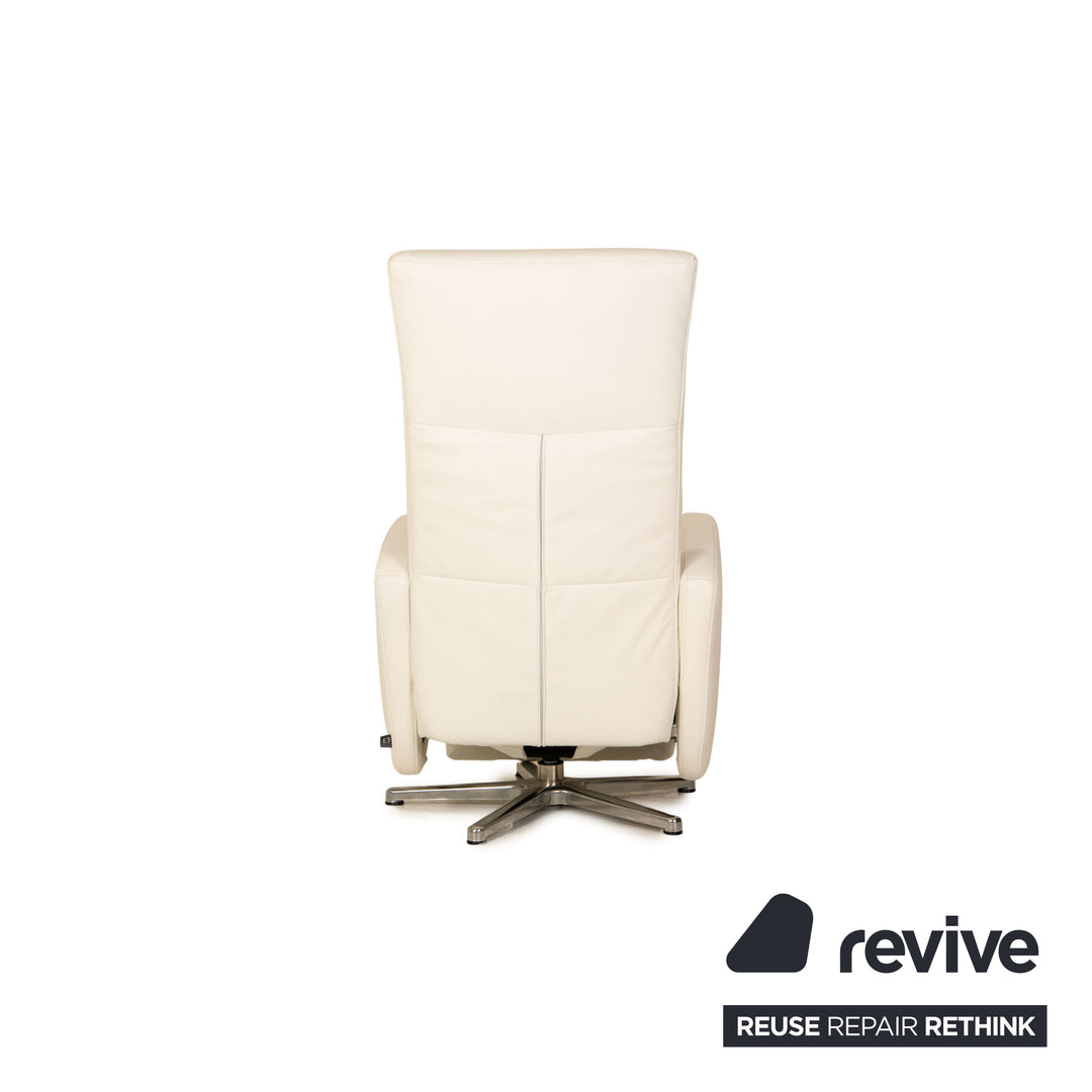 Ewald Schillig Movie Star Leder Sessel Weiß Funktion Relaxsessel