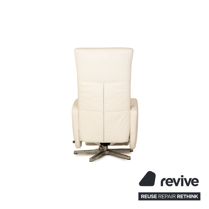Ewald Schillig Movie Star Leder Sessel Weiß Funktion Relaxsessel