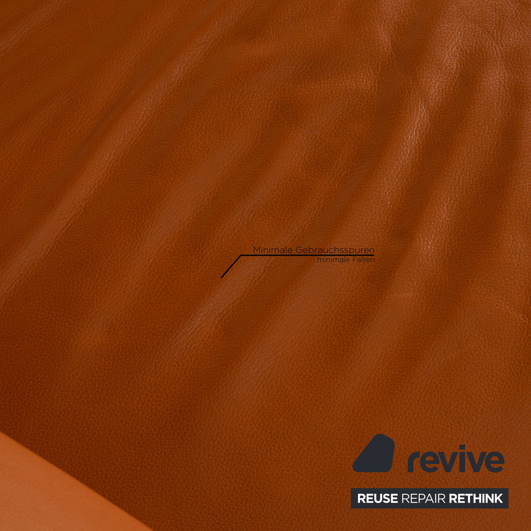 Ewald Schillig Quinn Leder Zweisitzer Braun Funktion Relaxfunktion Sofa Couch