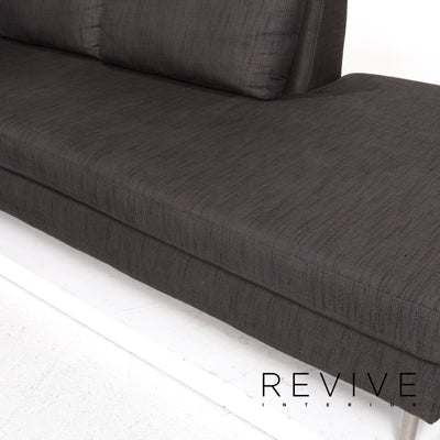 Ewald Schillig Stoff Ecksofa Anthrazit Grau Sofa Couch #12892