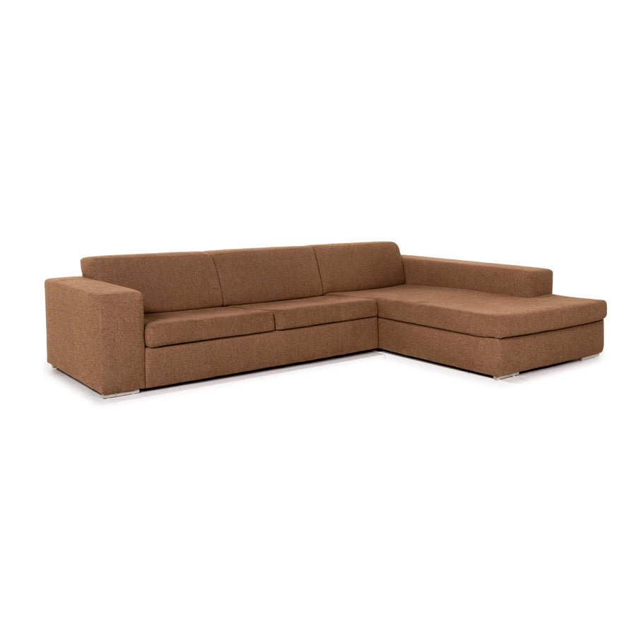 Ewald Schillig Stoff Ecksofa Braun Sofa Funktion Couch #12822