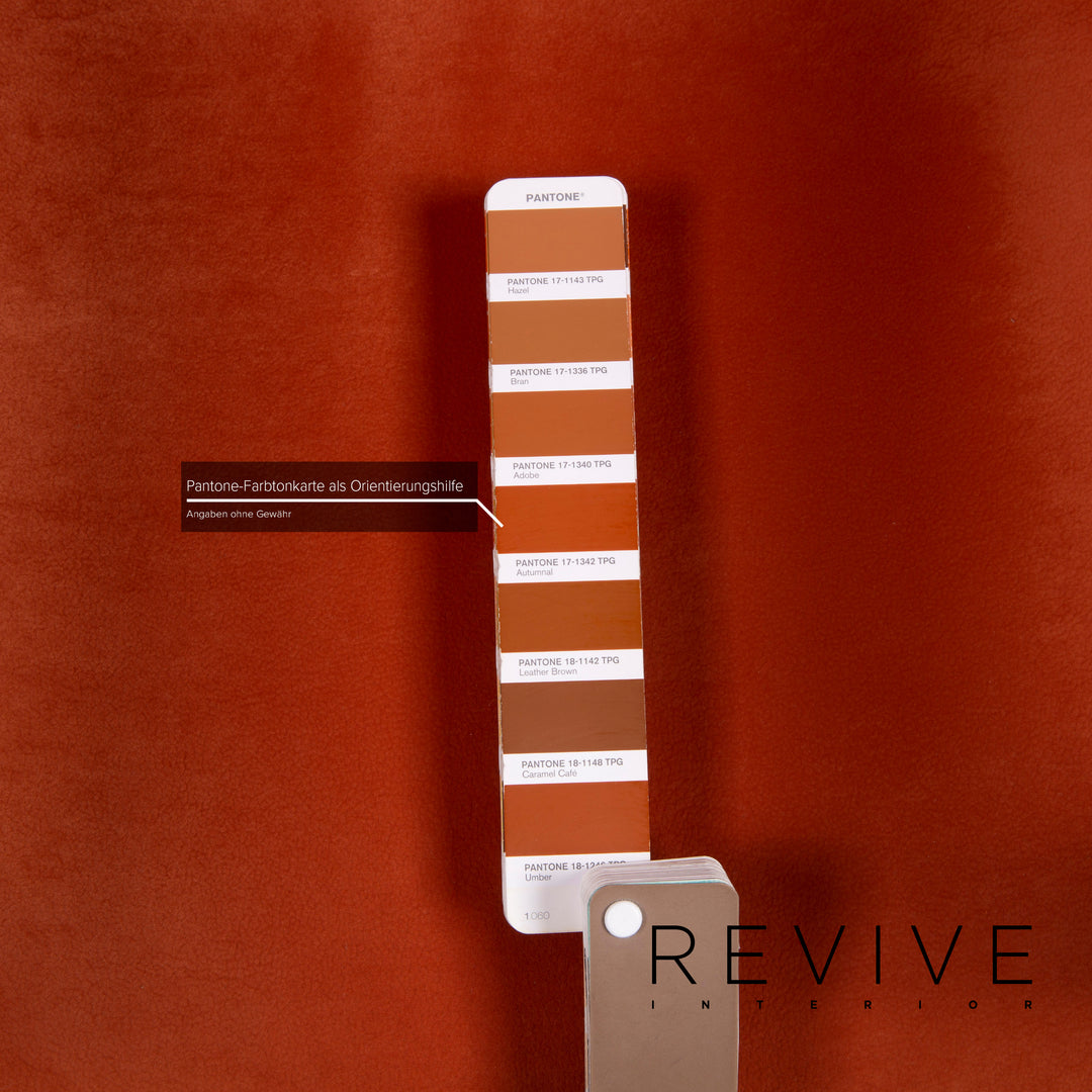 Ewald Schillig Stoff Sessel Orange Alcantara Relaxfunktion #15344