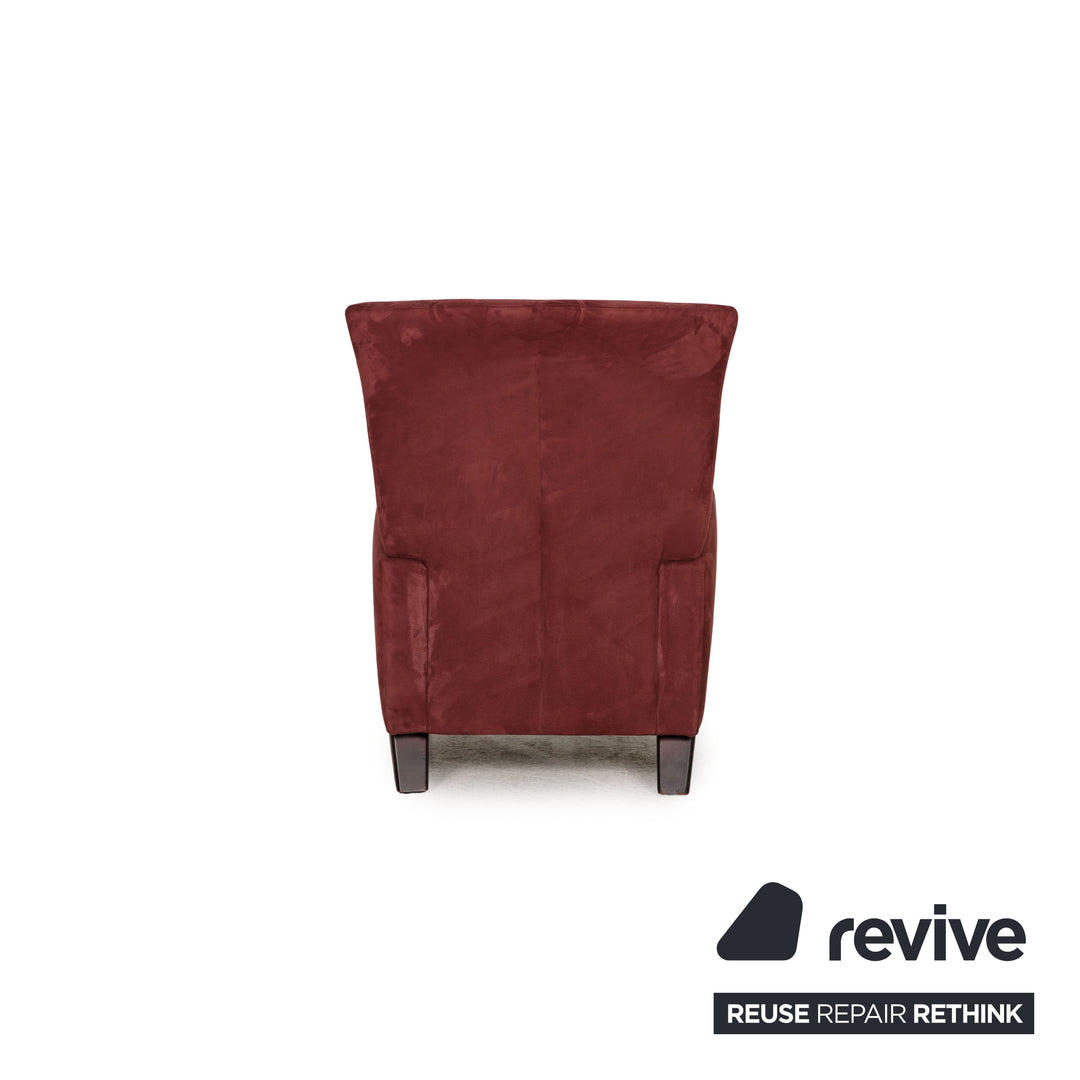 Ewald Schillig Stoff Sessel Rot Dunkelrot