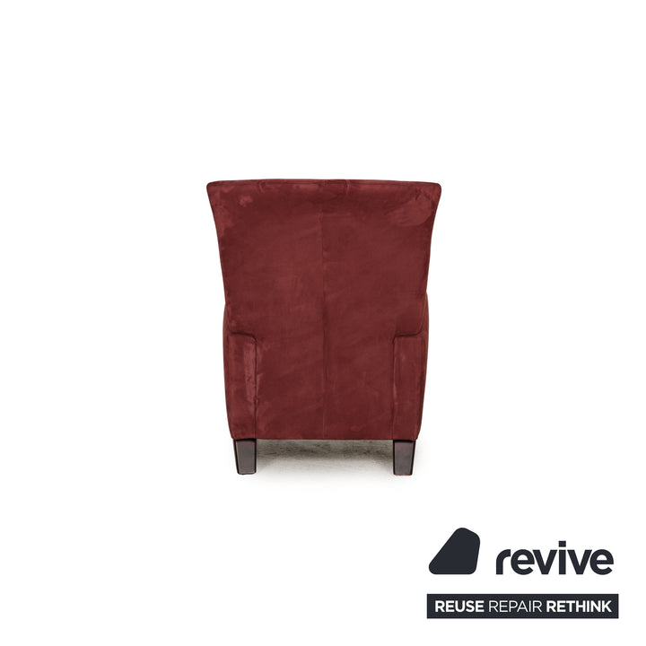 Ewald Schillig Stoff Sessel Rot Dunkelrot