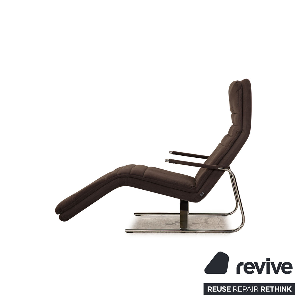 Ewald Schillig Vita Stoff Liege Grau Relax Funktion
