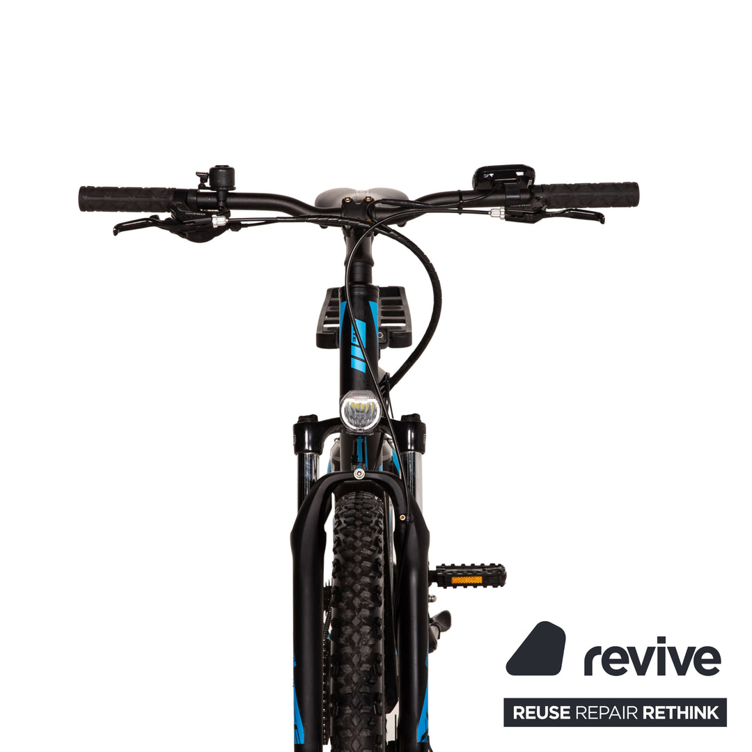 exte sonic sr e mountainbike 27 5 EXTE (Stadler) E-Mountainbike SONIX SR 2018 Blau Aluminium - 2. Hand