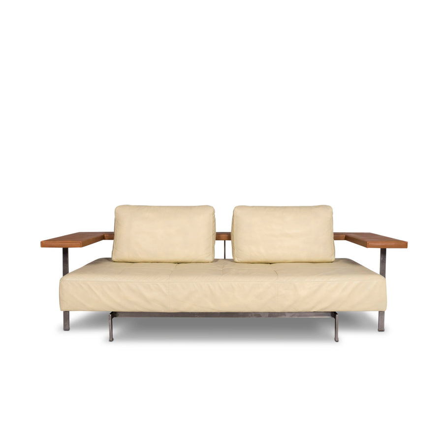 Rolf Benz Dono Leder Sofa Beige Creme Zweisitzer Couch #8903