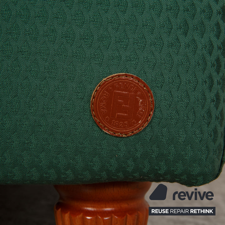 Fendi Stoff Hocker Grün Sitzbank