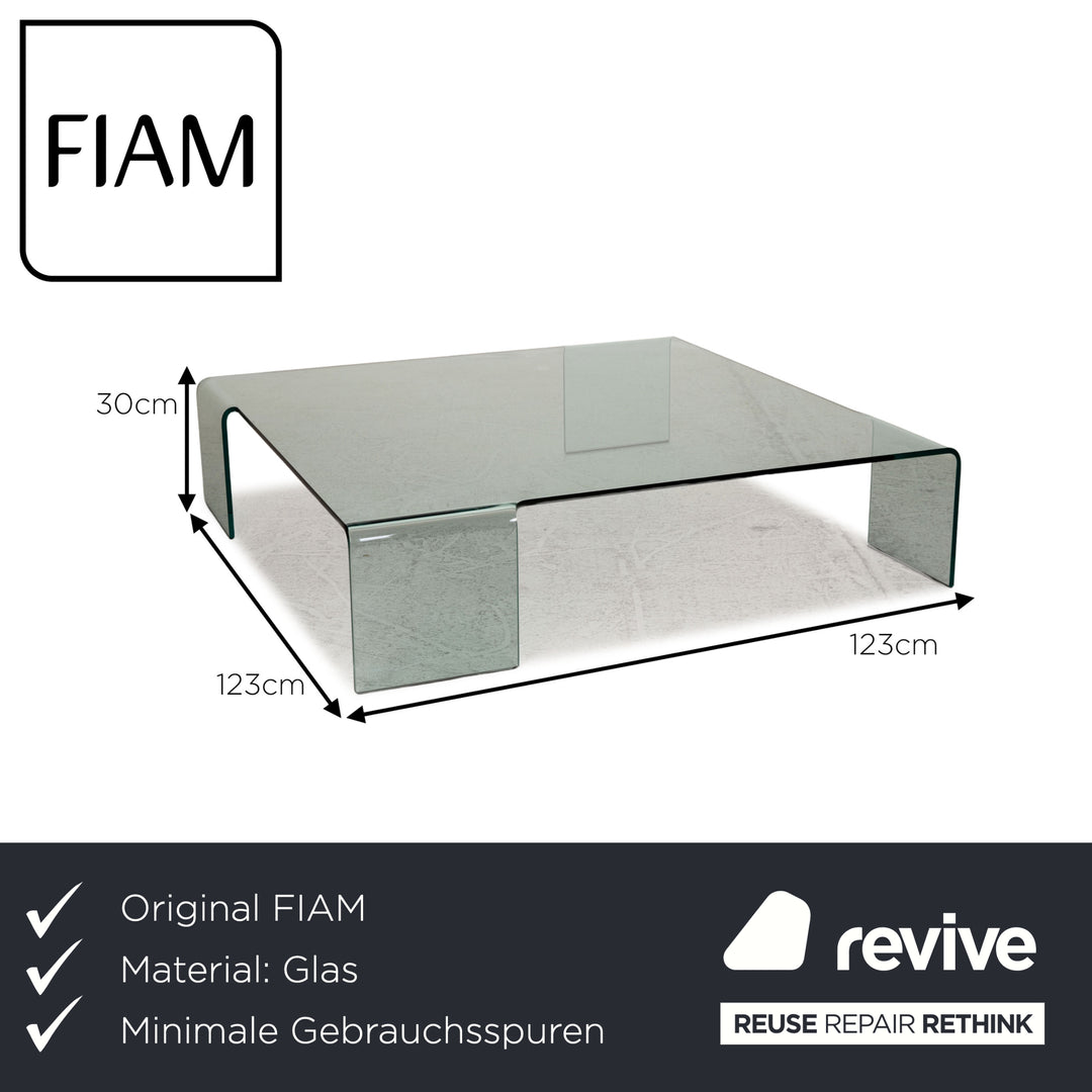 FIAM Glas Tisch Couchtisch