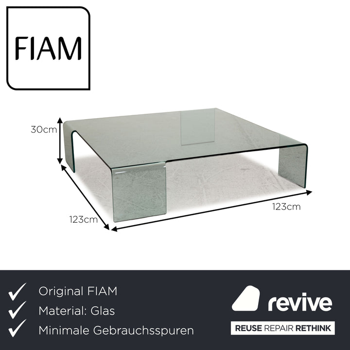 FIAM Glas Tisch Couchtisch