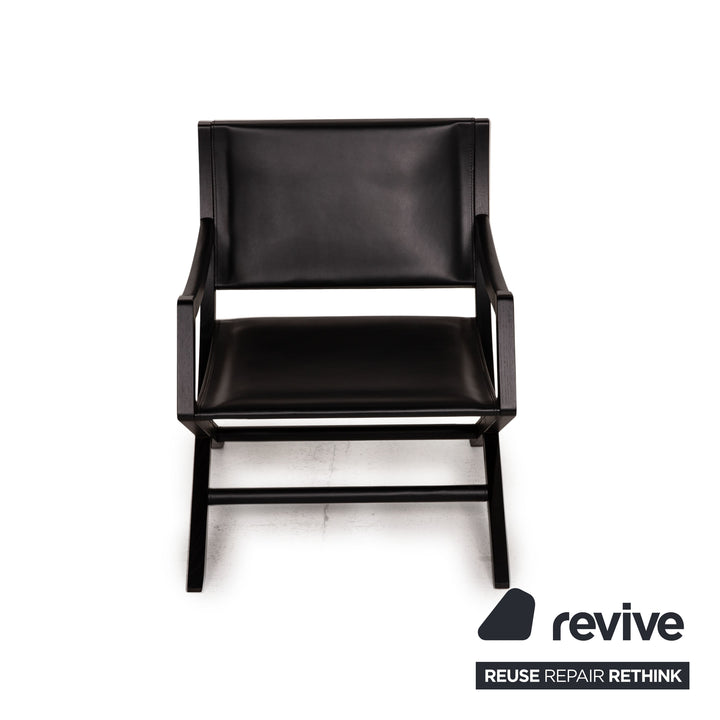 Flexform Emily Leather Armchair Black Holy Design by Centro Studi Chair