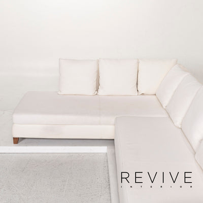 Flexform Stoff Ecksofa Creme Sofa Couch #12465