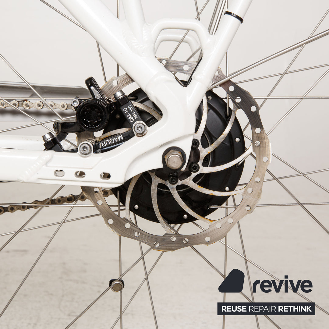 Flyer Cargo Nuvinci Deluxe 2014 E-City-Bike Weiß Fahrrad