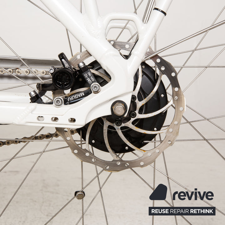 Flyer Cargo Nuvinci Deluxe 2014 E-City-Bike Weiß Fahrrad