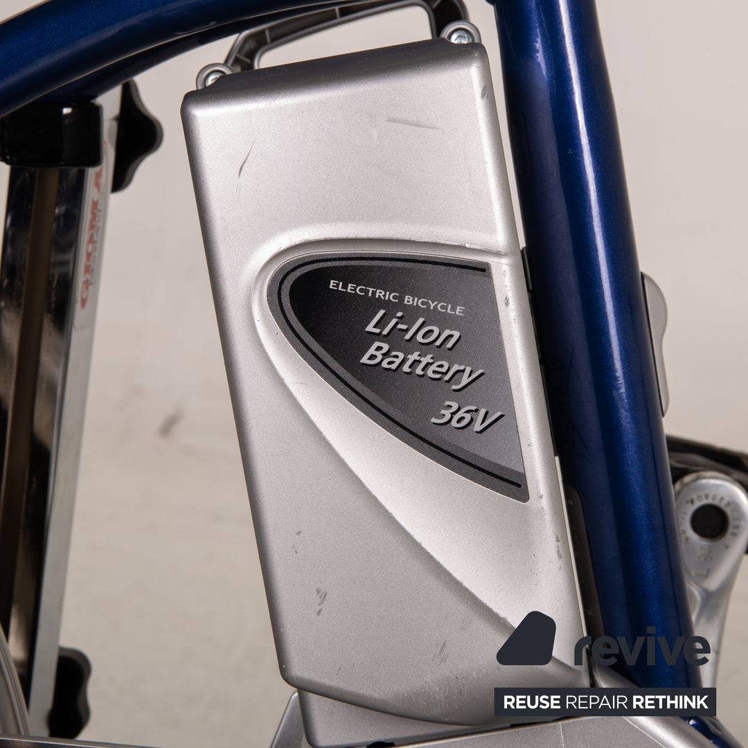 flyer klapprad gebraucht FLYER E-City Bike Faltrad 3.01 R 2016 Blau Aluminium - 2. Hand