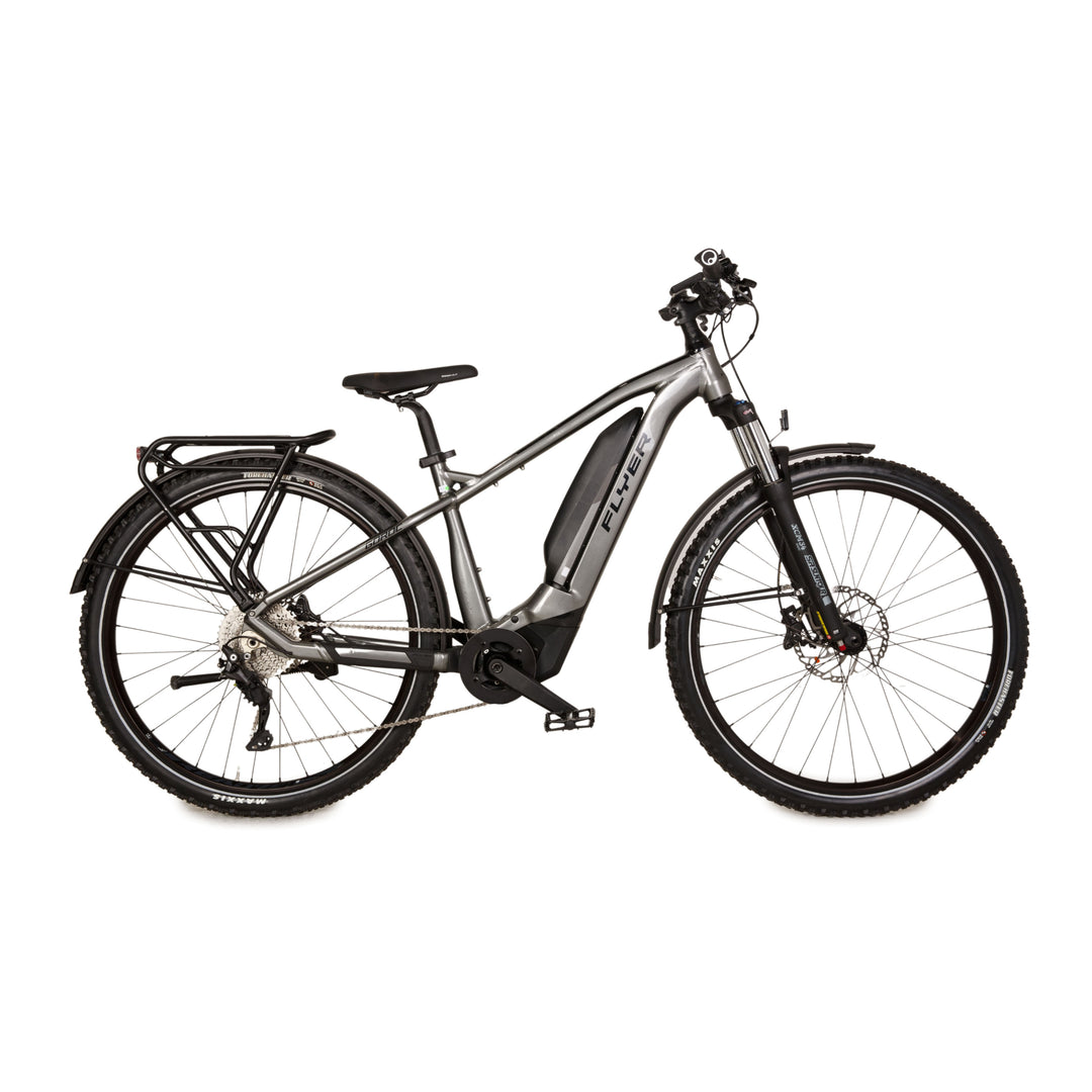 FLYER E-Mountainbike Goroc 2 2020 Grau Aluminium