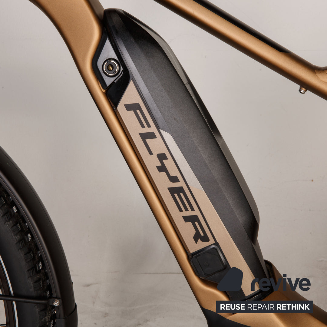 flyer trekking e bike 2021 FLYER E-Trekking Bike Goroc2 2.10 2021 Gold Aluminium - 2. Hand
