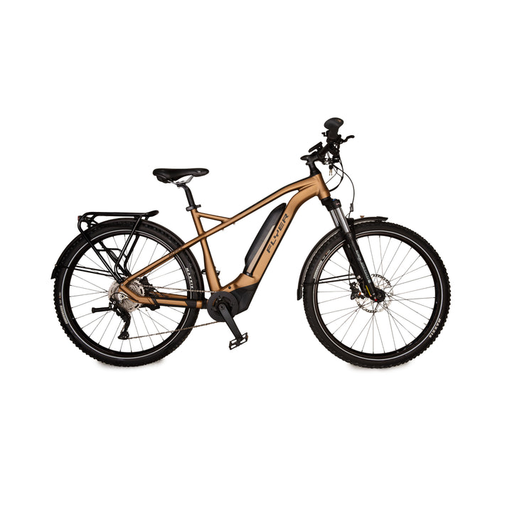 Flyer Goroc2 2.10 2021 Aluminium E-Trekking Bike Gold RG XL Fahrrad