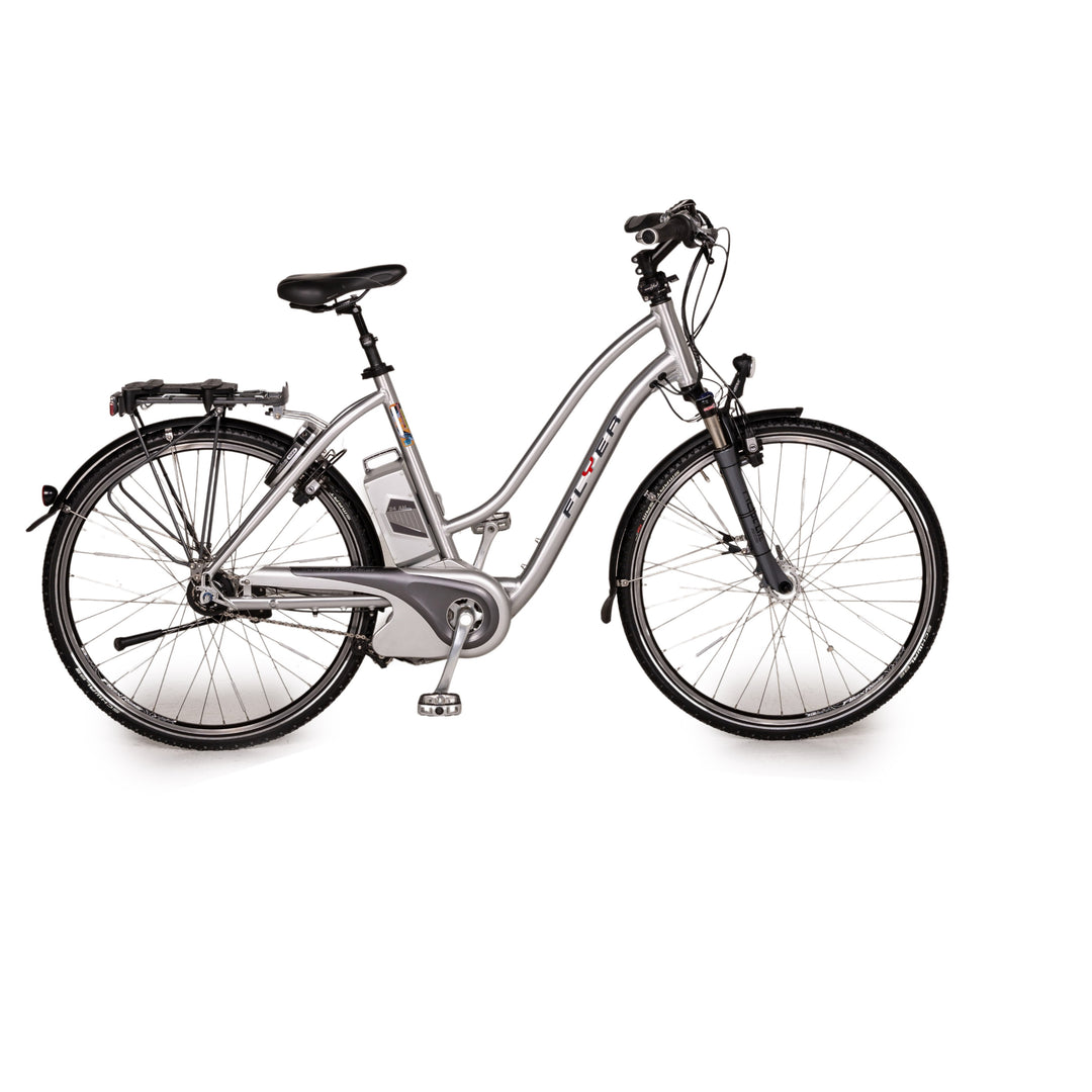 gebrauchte elektrofahrräder flyer FLYER E-City Bike L 9 2011 Silber Aluminium - 2. Hand