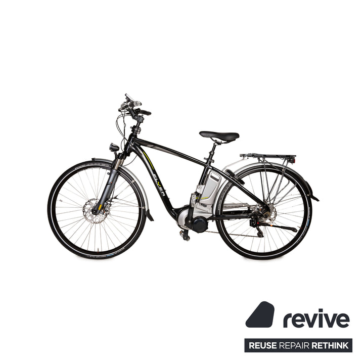 Flyer T 10 2017 Aluminum E-City Bike Black RH 45 Bicycle