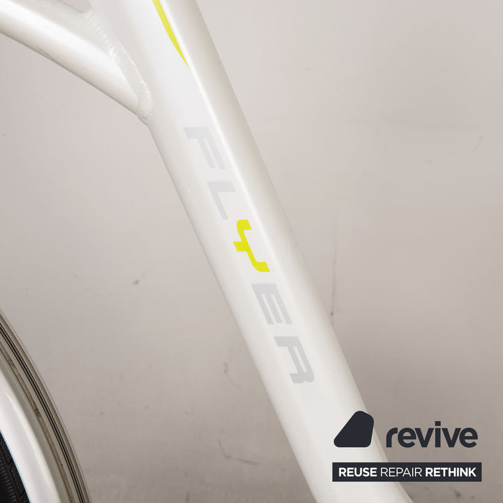 FLYER T 8 2017 Aluminium E-City-Bike Weiß RH 54 Fahrrad