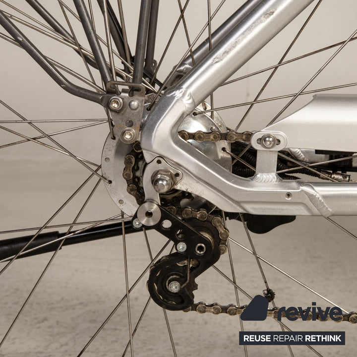 FLYER T14HS Premium 2012 E-City-Bike Silber RH 50 Fahrrad Akku Erneuert