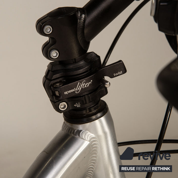 FLYER T14HS Premium 2012 E-City-Bike Silber RH 50 Fahrrad Akku Erneuert