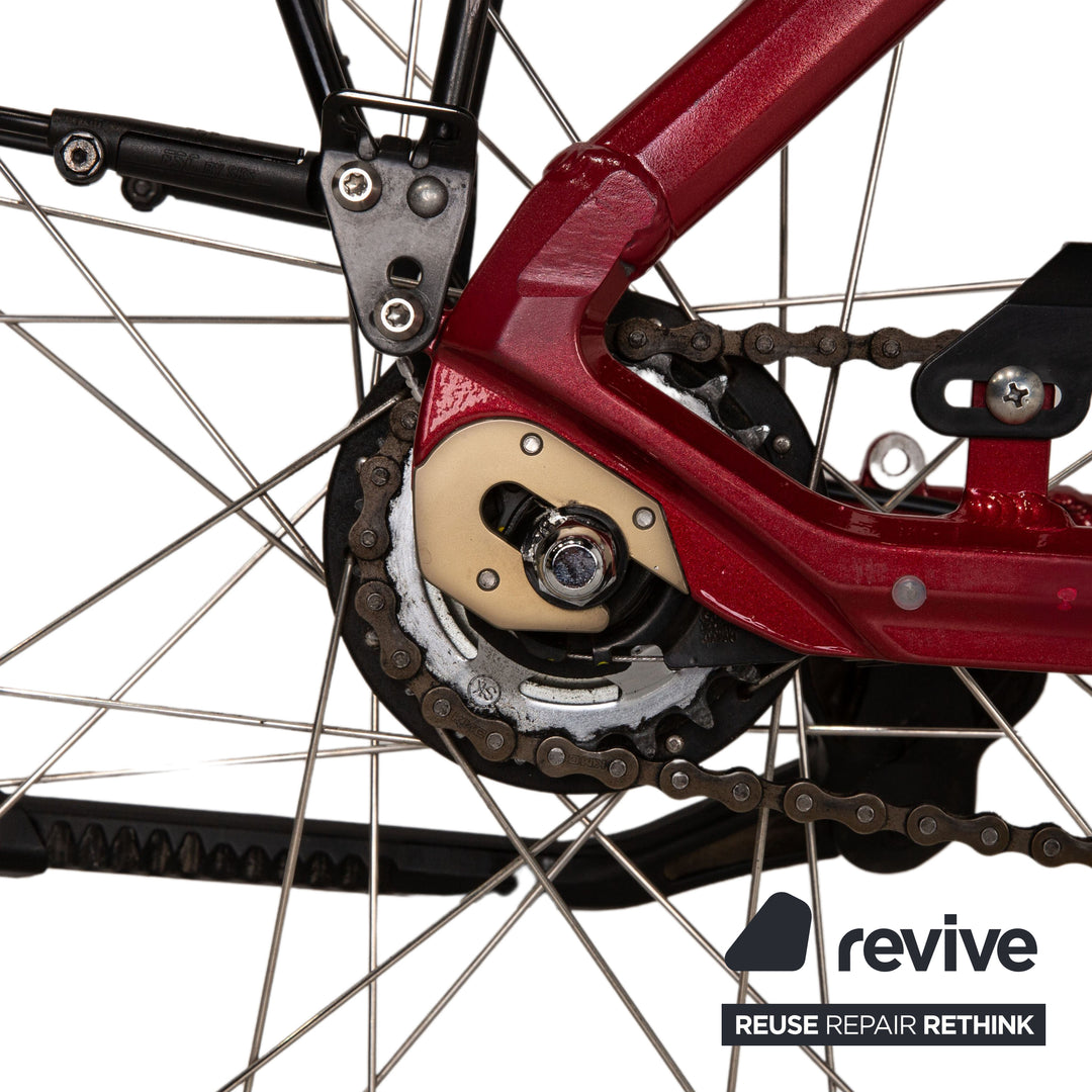 Flyer T5R LADIES 2018 Aluminum E-City Bike Red RH 502 bicycle