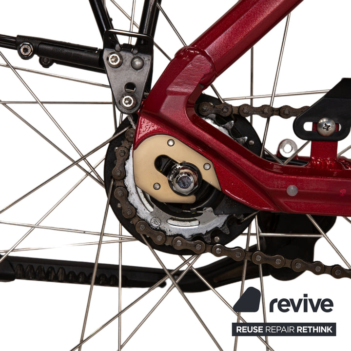 Flyer T5R LADIES 2018 Aluminum E-City Bike Red RH 502 bicycle