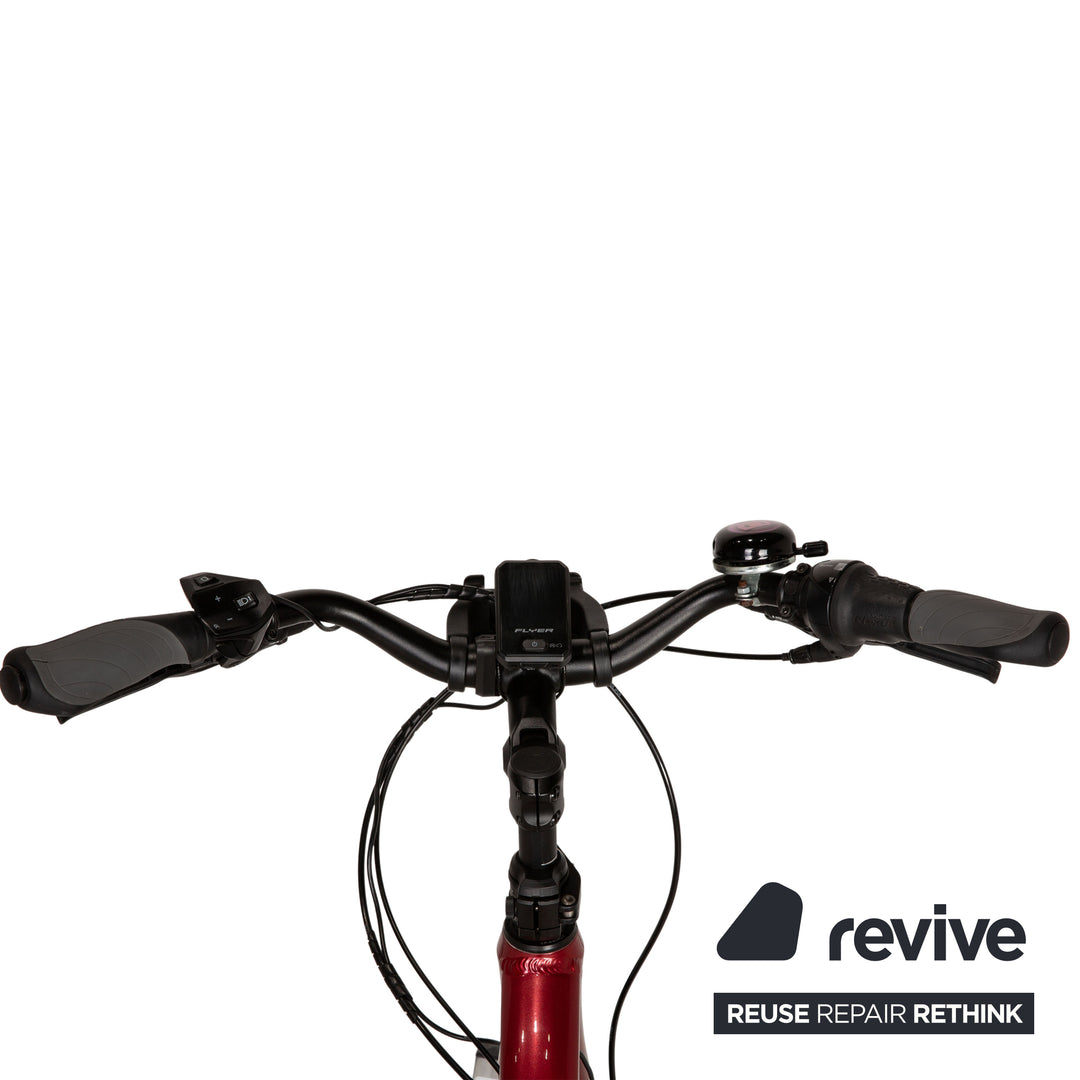 Flyer T5R LADIES 2018 Aluminum E-City Bike Red RH 502 bicycle