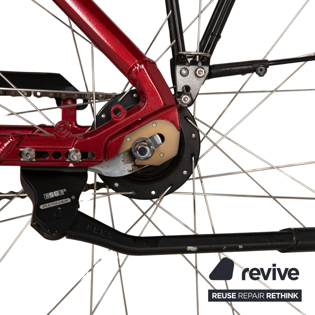 Flyer T5R LADIES 2018 Aluminum E-City Bike Red RH 502 bicycle