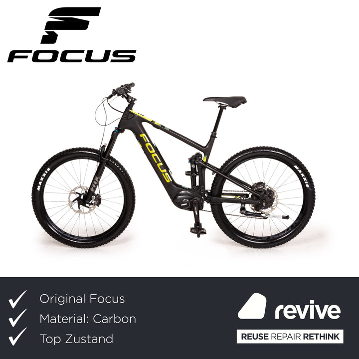 Focus JAM² 9.7 PLUS 2019 E-Mountainbike Black Orange Fully RH 47cm L bike