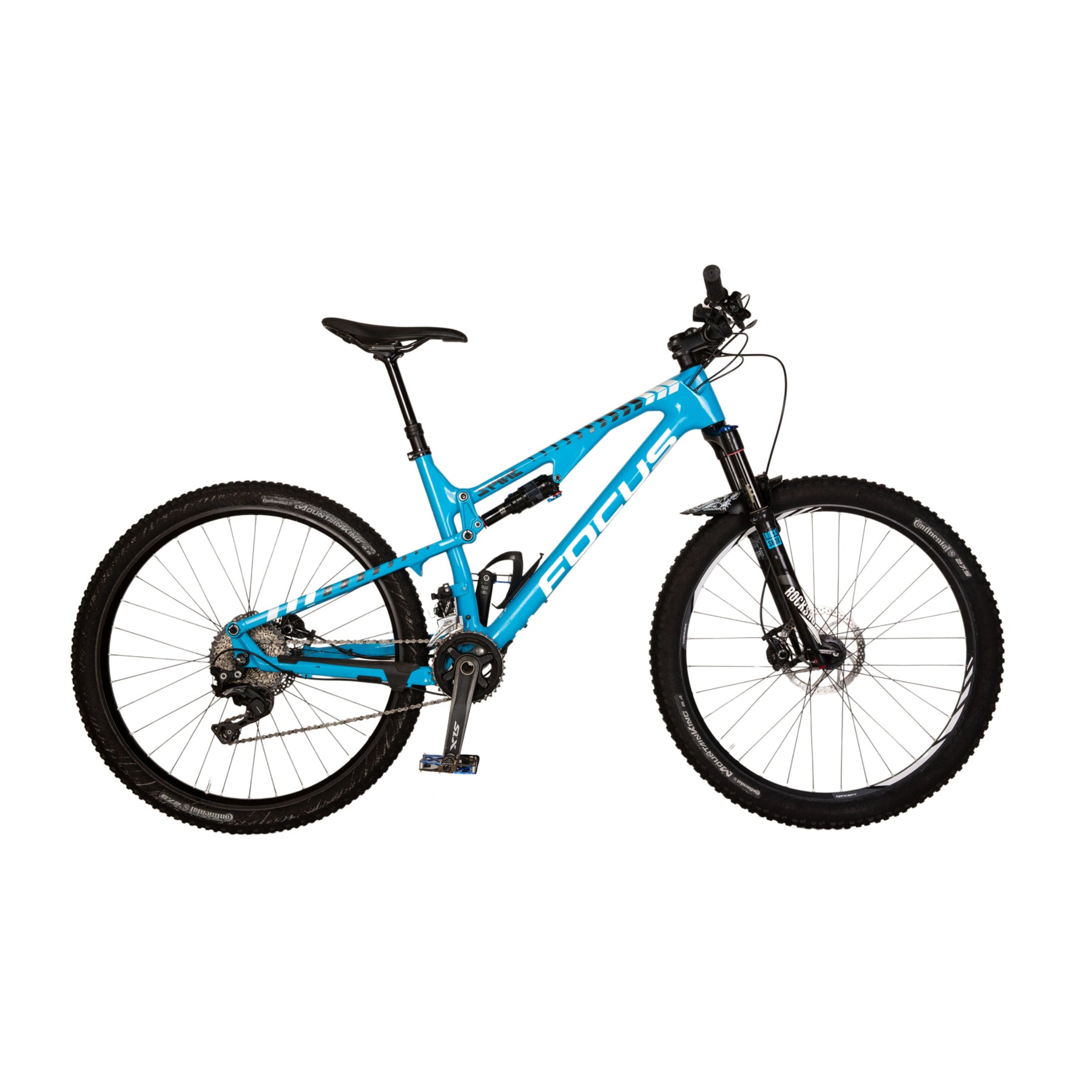 Focus SPINE C Lite 2017 Carbon Mountain Bike Blue Light Blue RG M Bicycle Fully