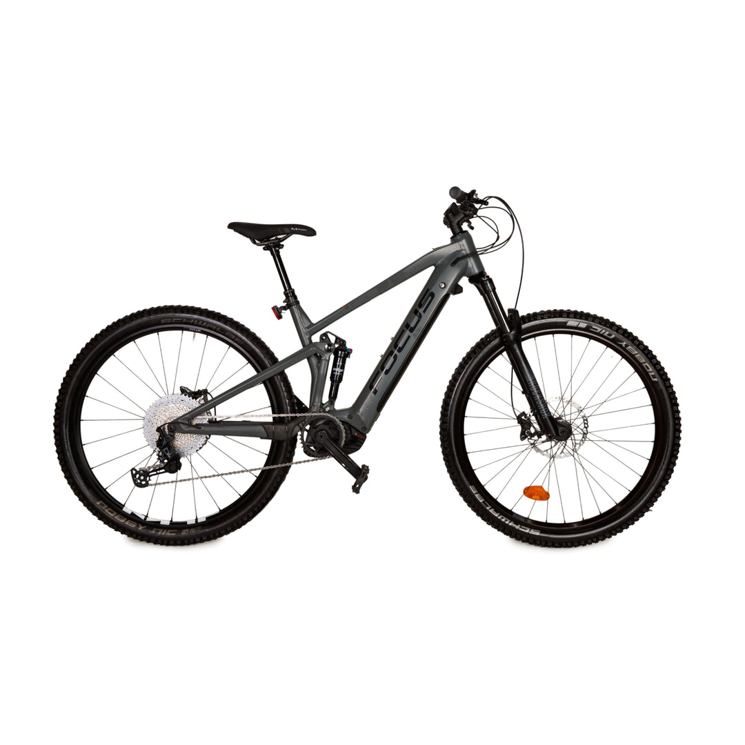 e mountainbikes fully Focus E-Mountainbike Thron 2 6.8 2021 Grau Aluminium - 2. Hand