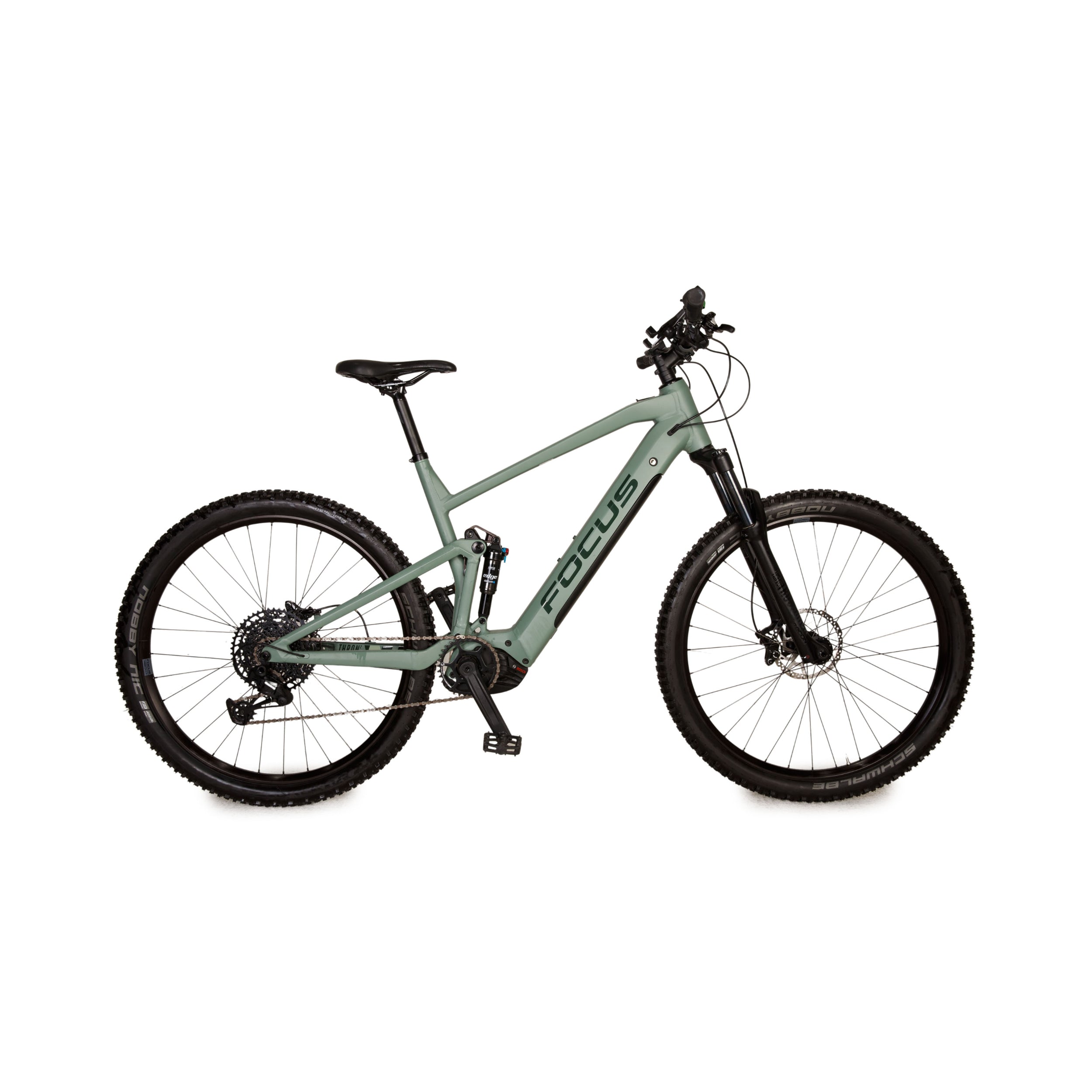 Focus E-Mountainbike THRON² 6.7 2021 Grün Aluminium