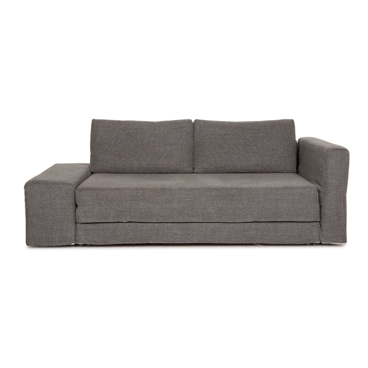 Franz Ready Confetti Fabric Sofa Gray Two Seater Couch Sofa Bed