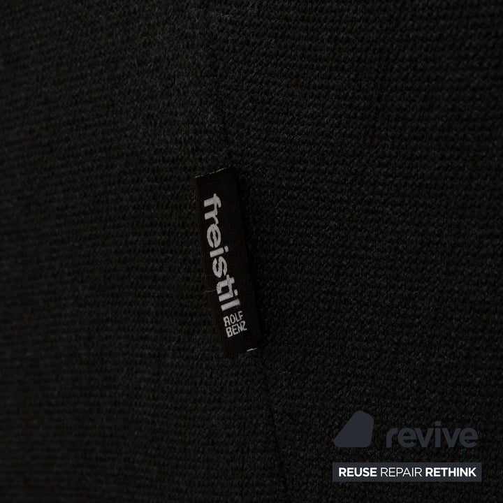 Freistil Rolf Benz 173 fabric armchair dark blue