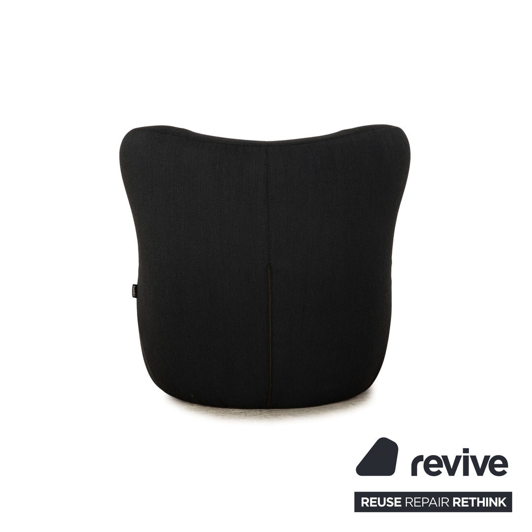 Freistil Rolf Benz 173 fabric armchair dark blue